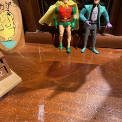 Vintage and Collectable Batman Robin and Riddler Action Figures