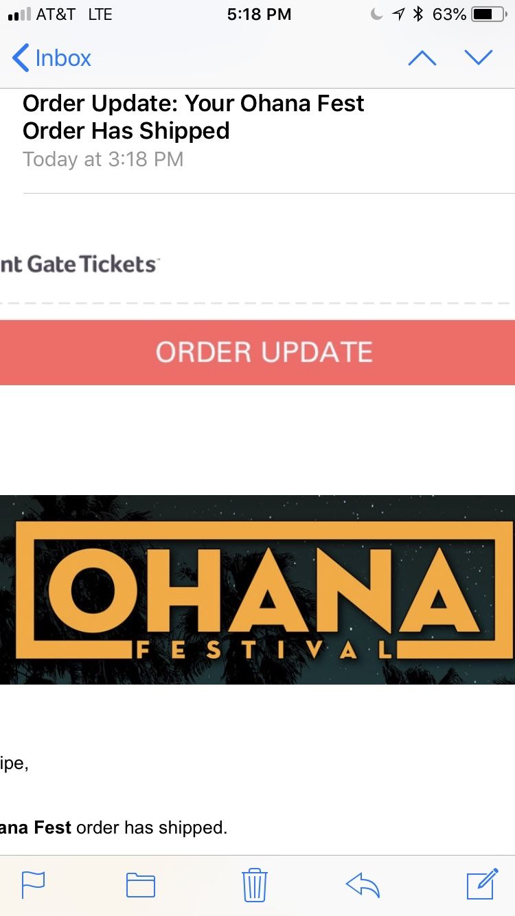 Ohana festival Sunday SOLD OUT SHOW!