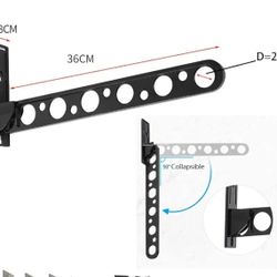 Wall Mounted Clothes Hanging Rack