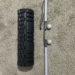 Foam Roller With Neck Massager 