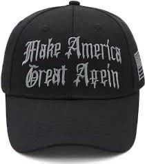 GOTHIC DARK MAGA Hat Trump Elon Musk Black Cap With USA Flag LIMITED EDITION