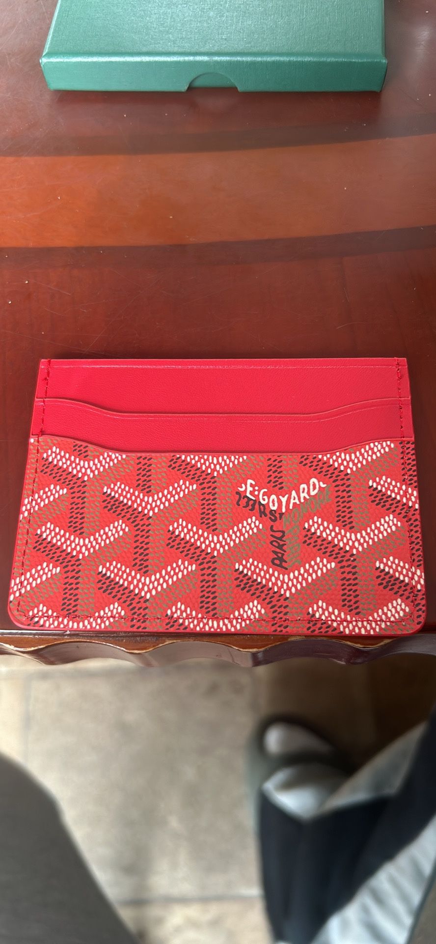 Goyard Wallet Red 