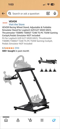VEVOR Racing Wheel Stand – Brand New, Never Used