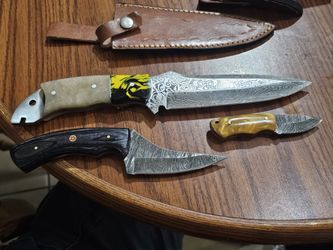 Some Damascus, Some J2 Stainless Steal. Lmk For Prices—all Cheap