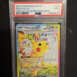 PSA 9 Pikachu EX #238
