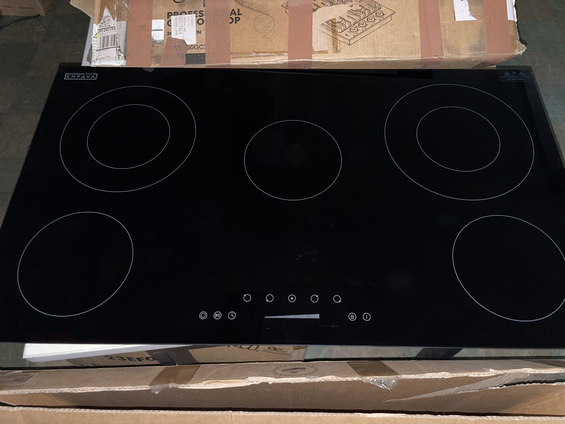 36” Glass Electric Cook Top