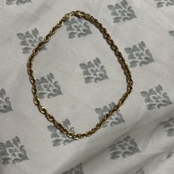 Gold Ankle Bracelet 
