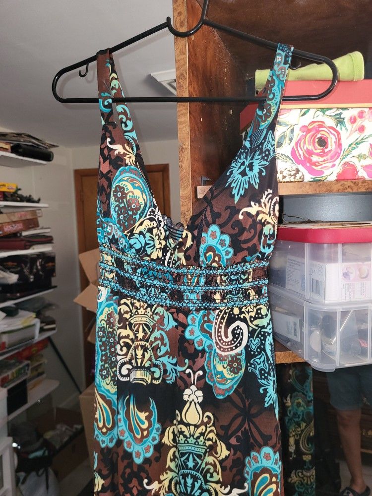 Long Summer Dress, Size 10