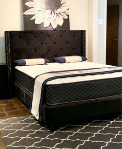 NEW QUEEN SIZE BED WITH MATTRESS INCLUDING FREE DELIVERY ORDER HERE PAY UPON ARRIVAL