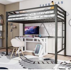 Twin Loft Bed + CoolGel Mattress