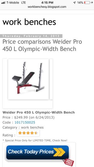 Weider Weight Bench For Sale In Oviedo Fl Offerup