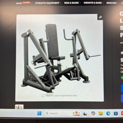 Citadel Plate Loaded Self Spotting Chest Press