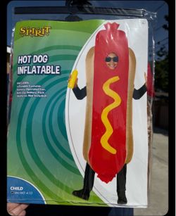 Hot Dog Inflatable Child Costume