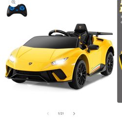 Yellow Toy Car 