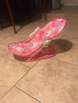 Pink baby bather