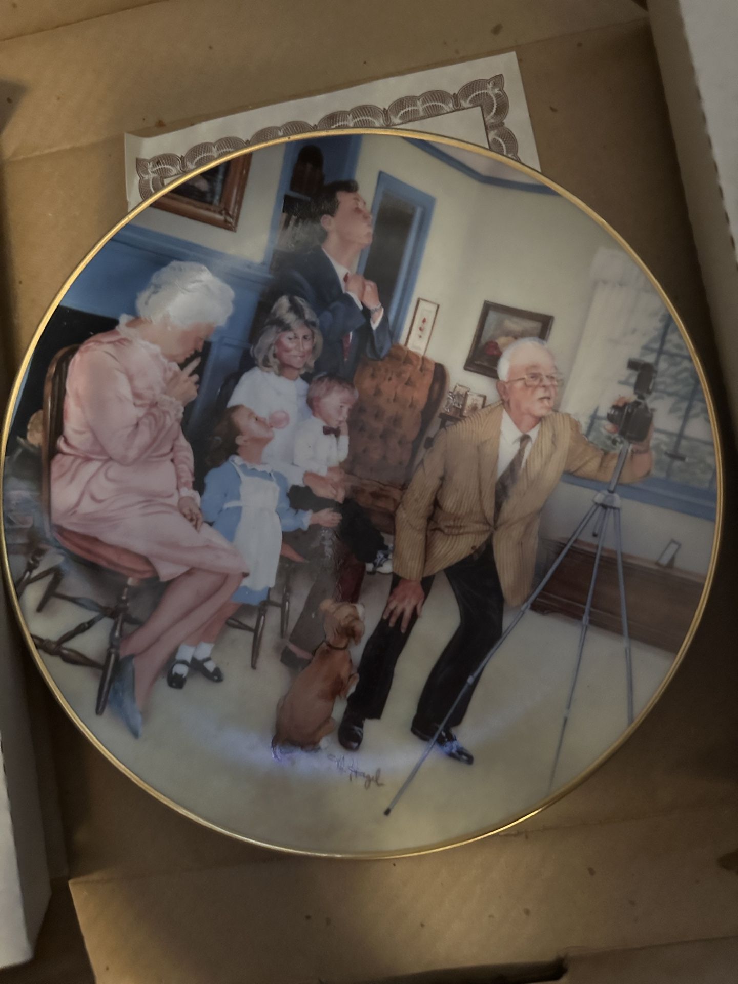 The American Family Portrait Plate