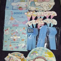 Cinnamonroll Party Supplies