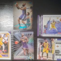 LeBron James NBA Superstar 5 Cards, Great Price!