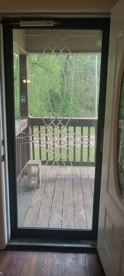 Glass Storm Door