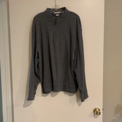 Grey Pima Cotton Sweater 