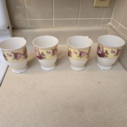 4 tea cups