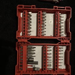 Milwaukee Hex Drill Bit Set & Right-Angled Bit Holder (corner tool screw)