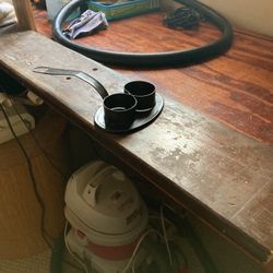 Candle holder holds two candles at a time