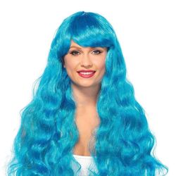 25" Neon Long Wavy Wig
