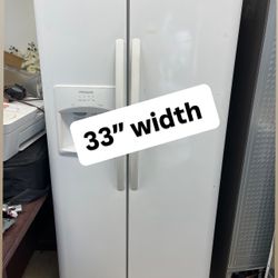 Refrigerator 33” Width 