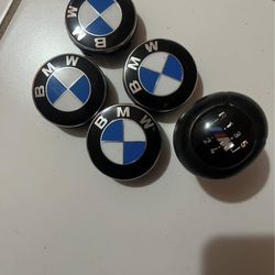 BMW Floating Center Hub Caps 56MM/ OEM BMW M3/ZHP 5 Speed Weighted Shift Knob