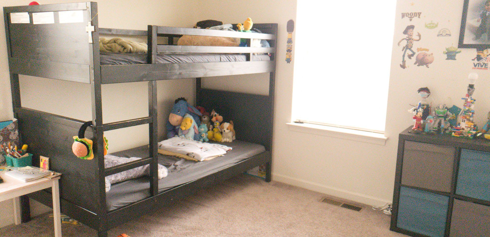Twin size bunk bed (detachable) from Ikea