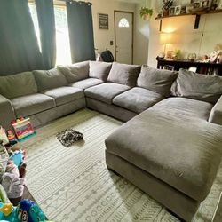 Mor furniture chaise sectional couch