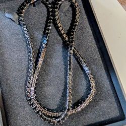 Black Brand New Mens Or Women's High Quality Black Chain 