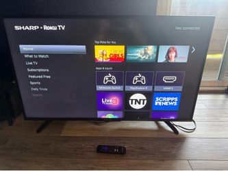 42in Sharp Roku TV w/ Remote