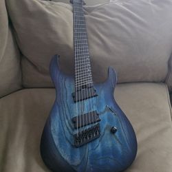 Legator N7FP 7 String Electric Guitar - Cali Cobalt