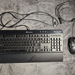 Corsair K55 and Logitech G502 Hero