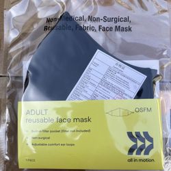 New Individual Wrapped Reusable Fabric Face Masks 