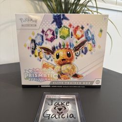 Pokemon Prismatic Evolution Elite Trainer Box (ETB)