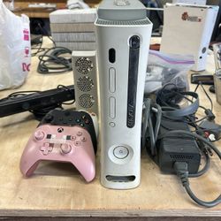 Xbox 360 Bundle w/ Kinect, 2 Controllers, Headset – Tested & Working