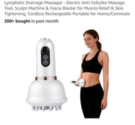 Lymphatic Drainage Massager - Electric Anti Cellulite Massage Tool, Sculptures