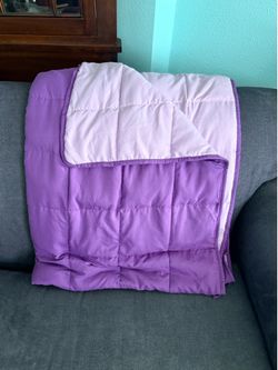 yescool Weighted Blanket (10 lbs, 41" x 60", Purple)