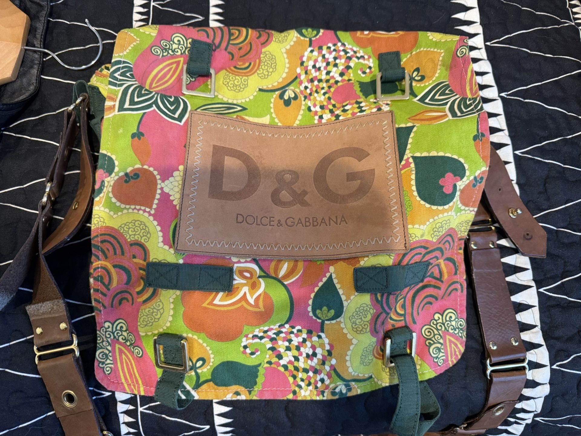 Vintage D&G Messenger Bag Rare