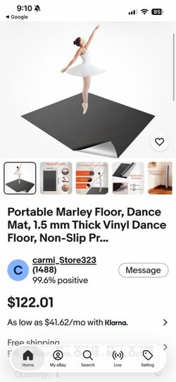 Portable 6.6’ x 3.9’ Dance Mat