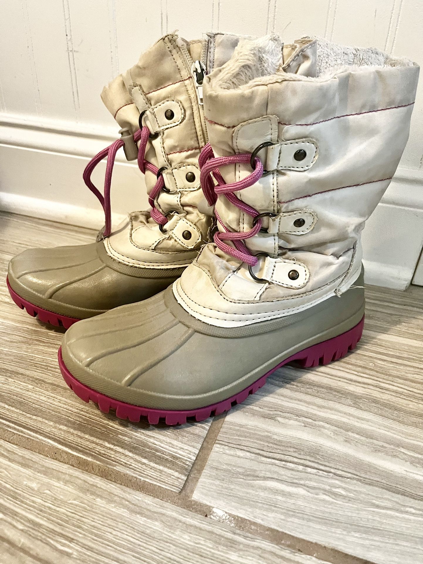 Girls Waterproof Snow Boots