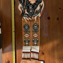 Native American Hand Beaded Harley Davidson Rossettes 