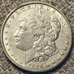 1890 Morgan Silver Dollar. 