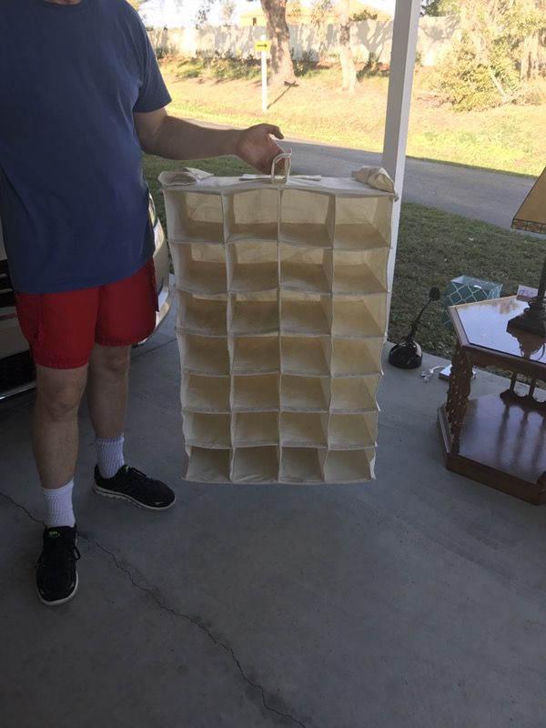 Closet shoe organizer