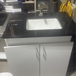 Bathroom Vanity Complete With Sink And Faucet