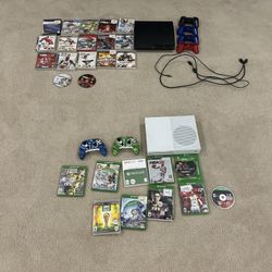Xbox 1 S And PS3 With Games 