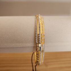 Pure 22k Gold Plated  kada for Mens 
